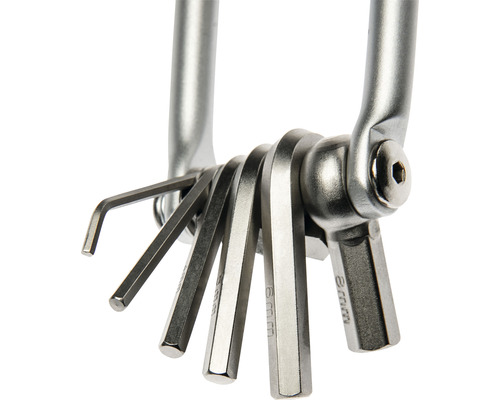 Fiets multitool met inbussleutels in verschillende maten