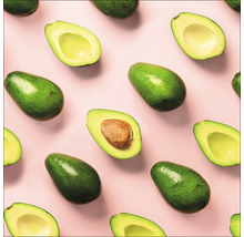 Patroon van hele en halve avocado''s