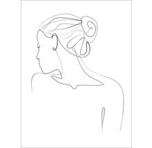 Illustratie van een vrouw met een knot