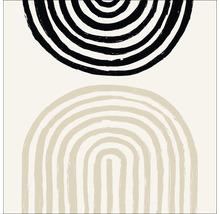 Abstract halfcirkel ontwerp met halfcirkelvormen