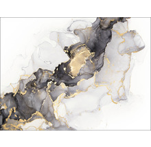 Abstracte kunst met gouden accenten