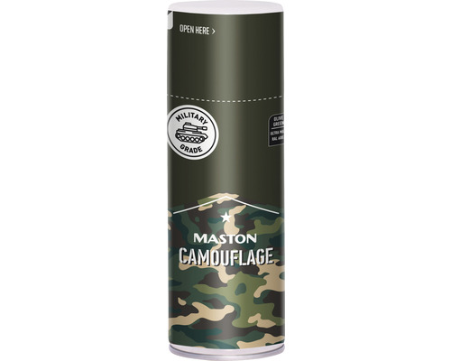 MASTON Spuitlak Camouflage effect RAL 6003 olijfgroen 400 ml Maston camouflage spuitverf
