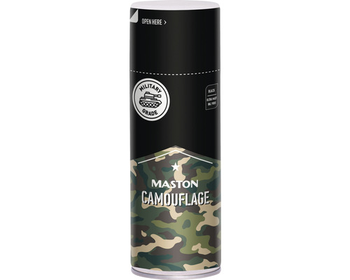 Maston Camouflage spuitverf zwart
