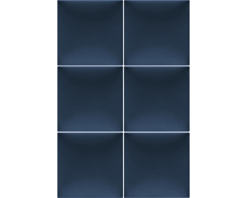 Zes rechthoekige wandtegels