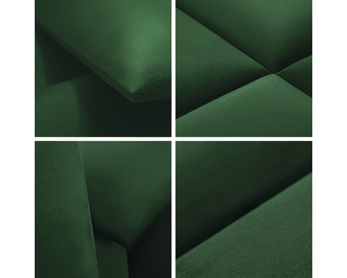 Close-up van stoffen akoestische panelen