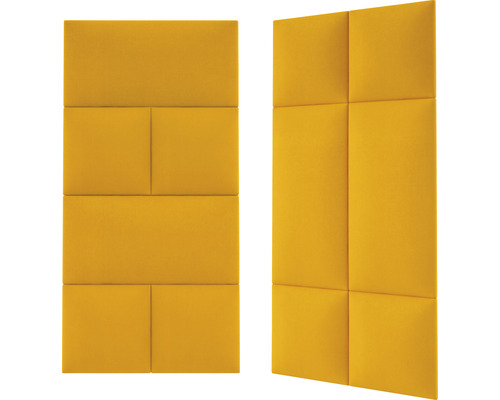 Twee geluidsabsorbers voor wandmontage