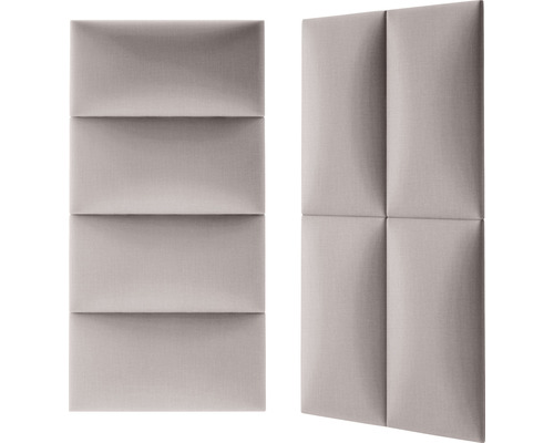 Twee geluidsisolerende panelen voor wandmontage