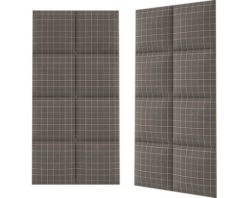 Geluidsabsorberend paneel met ruitpatroon voor wandmontage