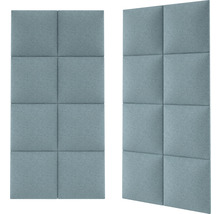 MOLLIS Wandkussen Salva pastelblauw 30x30 cm