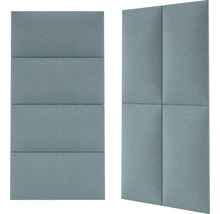Twee geluidsisolerende panelen voor wandmontage