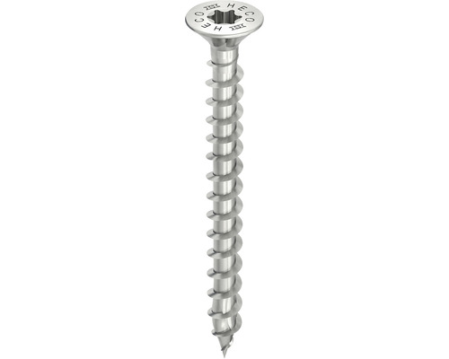 HECO Topix-Plus Universele houtschroef 3,0x20 mm platverzonken kop met freesholtes Torx T10 voldraad RVS A2, 200 stuks