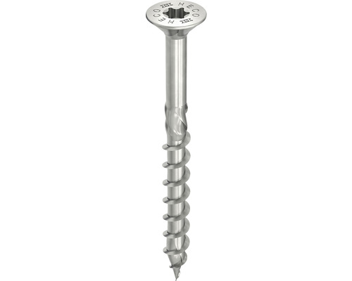 HECO Topix-Plus Universele houtschroef 5,0x45 mm platverzonken kop met freesholtes Torx T20 deeldraad RVS A2, 200 stuks