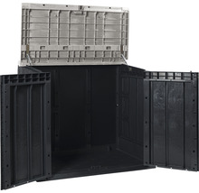 Containerberging kunststof antraciet 129,5x74,5x111 cm-thumb-5