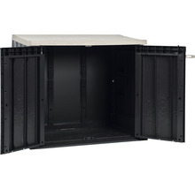 Containerberging kunststof antraciet 129,5x74,5x111 cm-thumb-4