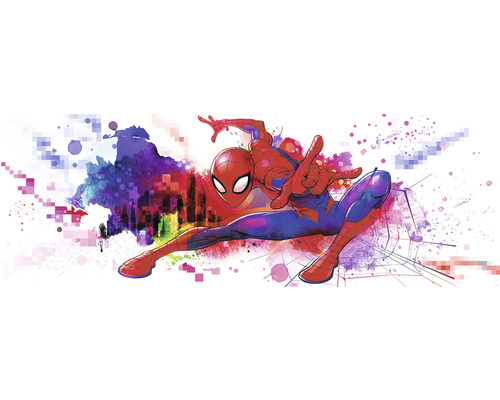 KOMAR Fotobehang papier 
4-4123 Spider-Man graffiti art 368x127 cm
