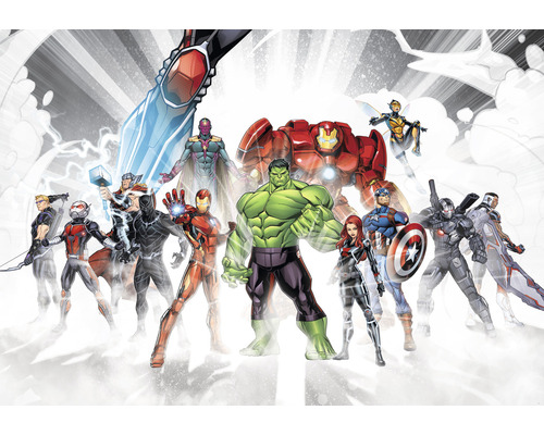 KOMAR Fotobehang papier 8-4032 Avengers unite 368x254 cm