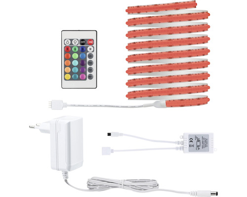 PAULMANN SimpLED LED-stripset Full-Line COB RGB 300 cm wit gecoat PAULMANN SimpLED LED-stripset Full-Line COB RGB 300 cm wit gecoat