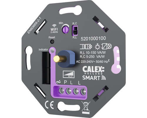 CALEX Smart Wifi LED inbouwdimmer 5-250 W (R,L,C) CALEX Smart Wifi LED inbouwdimmer 5-250 W (R,L,C)