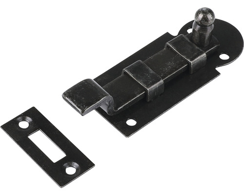 Metalen grendel met tegenplaat