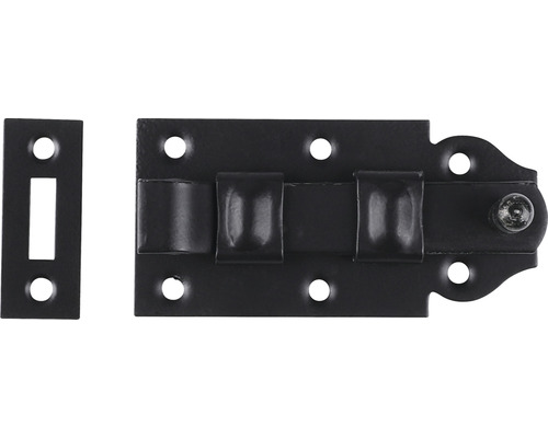 Metalen poortgrendel met tegenstuk