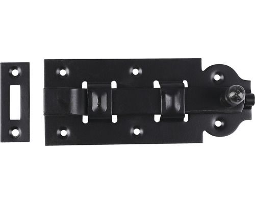 Metalen schuifgrendel met tegenplaat