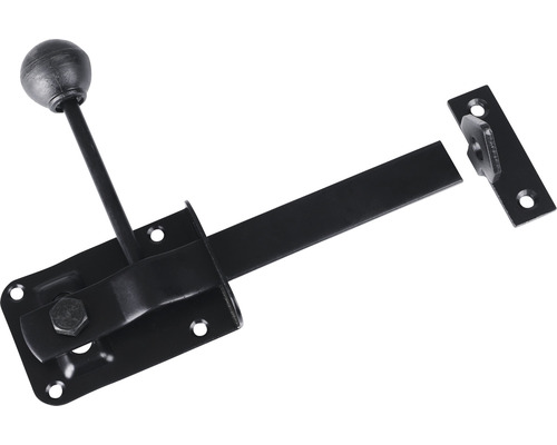 Metalen poortgrendel met kogelhandgreep