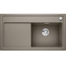 Spoelbak van silgranit met één bak en afdruiprek