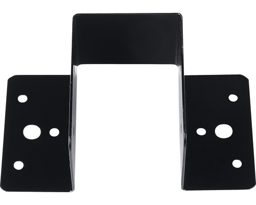 Metalen hoekverbinding met bevestigingsgaten