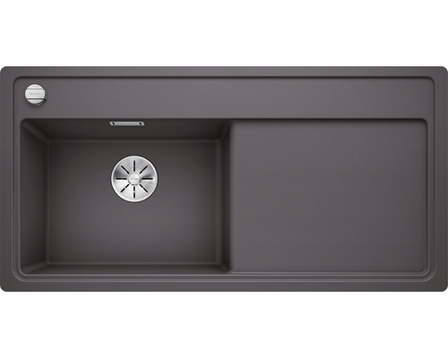 BLANCO Spoelbak Zenar XL 6 S-F rotsgrijs 49,8x98,8 cm Spoelbak van steen met afdruipvlak