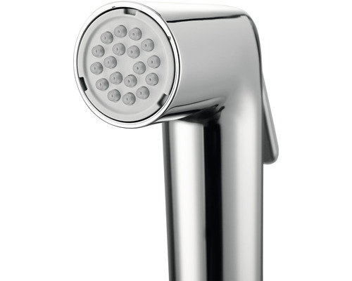 Bidetdouche van metaal met sproeikop