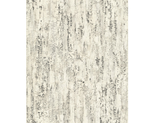 RASCH Vliesbehang 554045 Composition houtoptiek wit Behang met abstracte patronen.