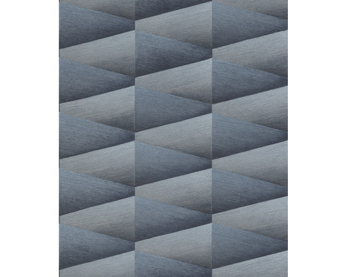 RASCH Vliesbehang 554656 Composition geometrisch blauw