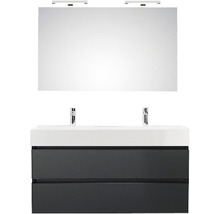 Wastafel met spiegel en onderkast voor de badkamer