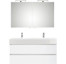 Wastafel met onderkast en spiegelkast voor de badkamer