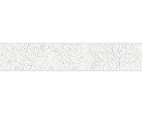 A.S. CRÉATION Behangrand zelfklevend 3466-36 Only Borders bloemen wit 5 m x 13 cm
