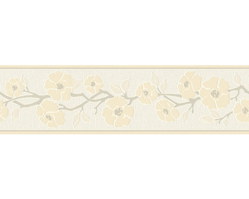 A.S. CRÉATION Behangrand zelfklevend 3843-17 Only Borders bloemen crème 5 m x 17 cm