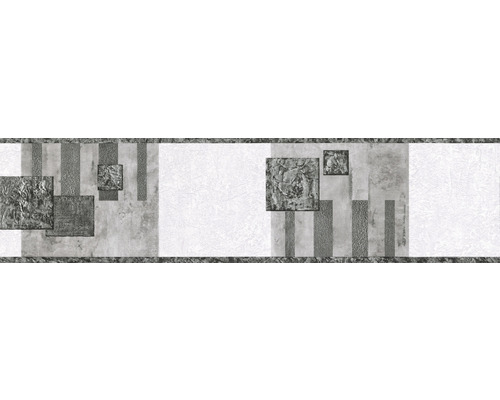 A.S. CRÉATION Behangrand zelfklevend 9006-23 Only Borders abstract grijs 5 m x 13 cm