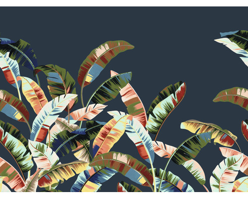 RASCH Fotobehang vlies 485950 Florentine III bladeren 400x300 cm Behang met bananenbladmotief