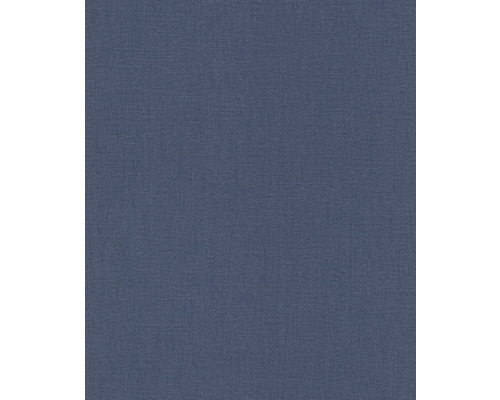 RASCH Vliesbehang 484762 Florentine III effen blauw Textielbehang met fijne structuur