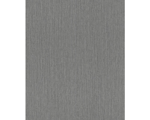 RASCH Vliesbehang 484250 Florentine III effen grijs Grijs textielbehang met verticale lijnen
