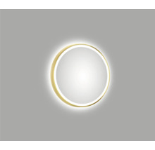 Ronde spiegel met frame en verlichting