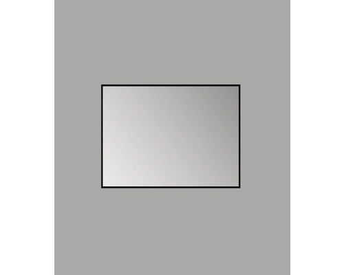 Rechthoekige spiegel met smalle lijst