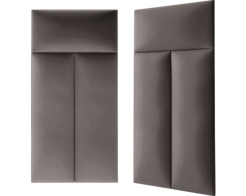 Twee akoestische panelen met stoffen bekleding