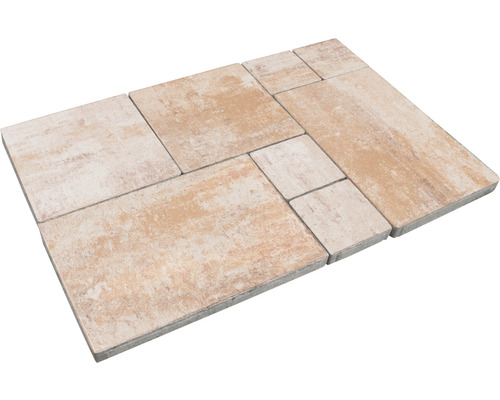DIEPHAUS Terrastegel iStone Modern Plus met facet zandsteen, wildverband Koppelstenen in verschillende formaten