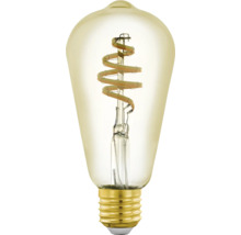 Decoratieve ledlamp in peervorm met gewikkelde gloeidraad