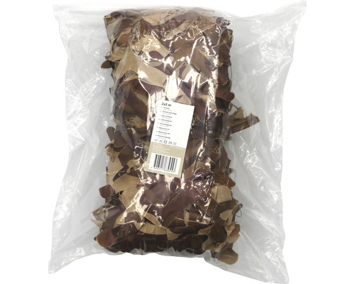 Camouflagenet 2x3 meter in doorzichtige plastic zak