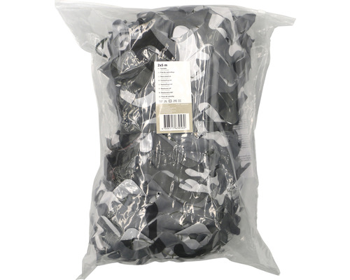 Verpakt camouflage net met afmetingen 2 x 5 meter