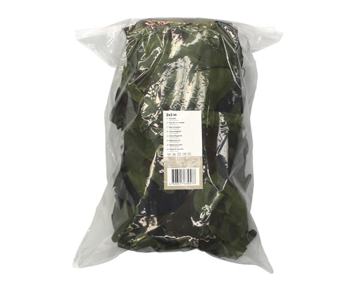 Verpakte camouflage netzeil, 2x3 meter, voor camouflage