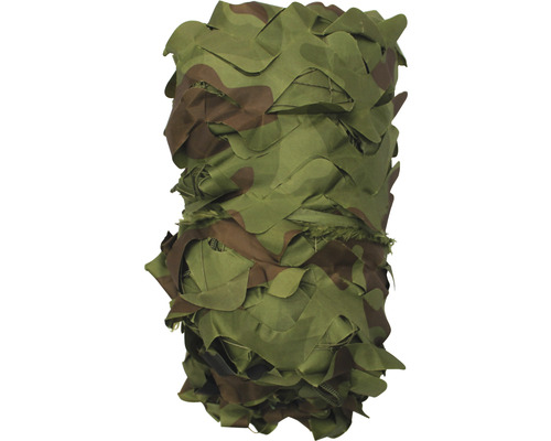 Oprolbare camouflage netbedekking met camouflagepatroon