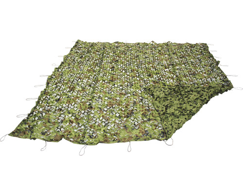 Camouflagenet met bevestigingslussen